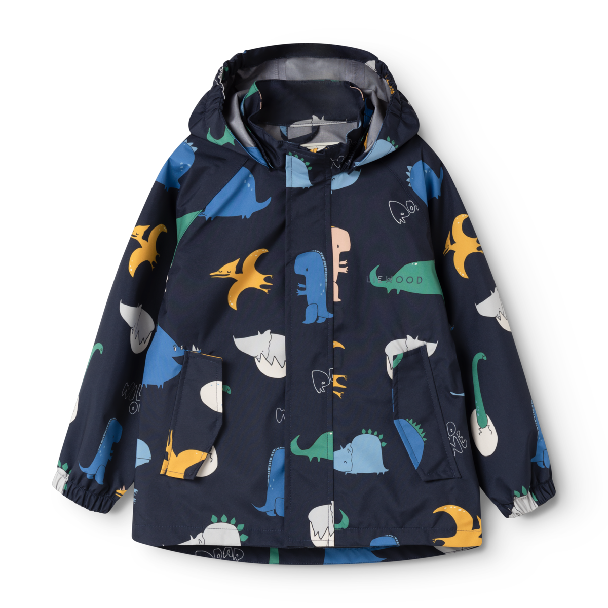 Pedia Rainwear Set, Dino roar / Classic navy
