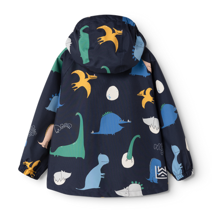 Pedia Rainwear Set, Dino roar / Classic navy