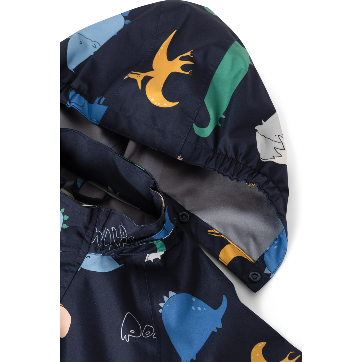 Pedia Rainwear Set, Dino roar / Classic navy