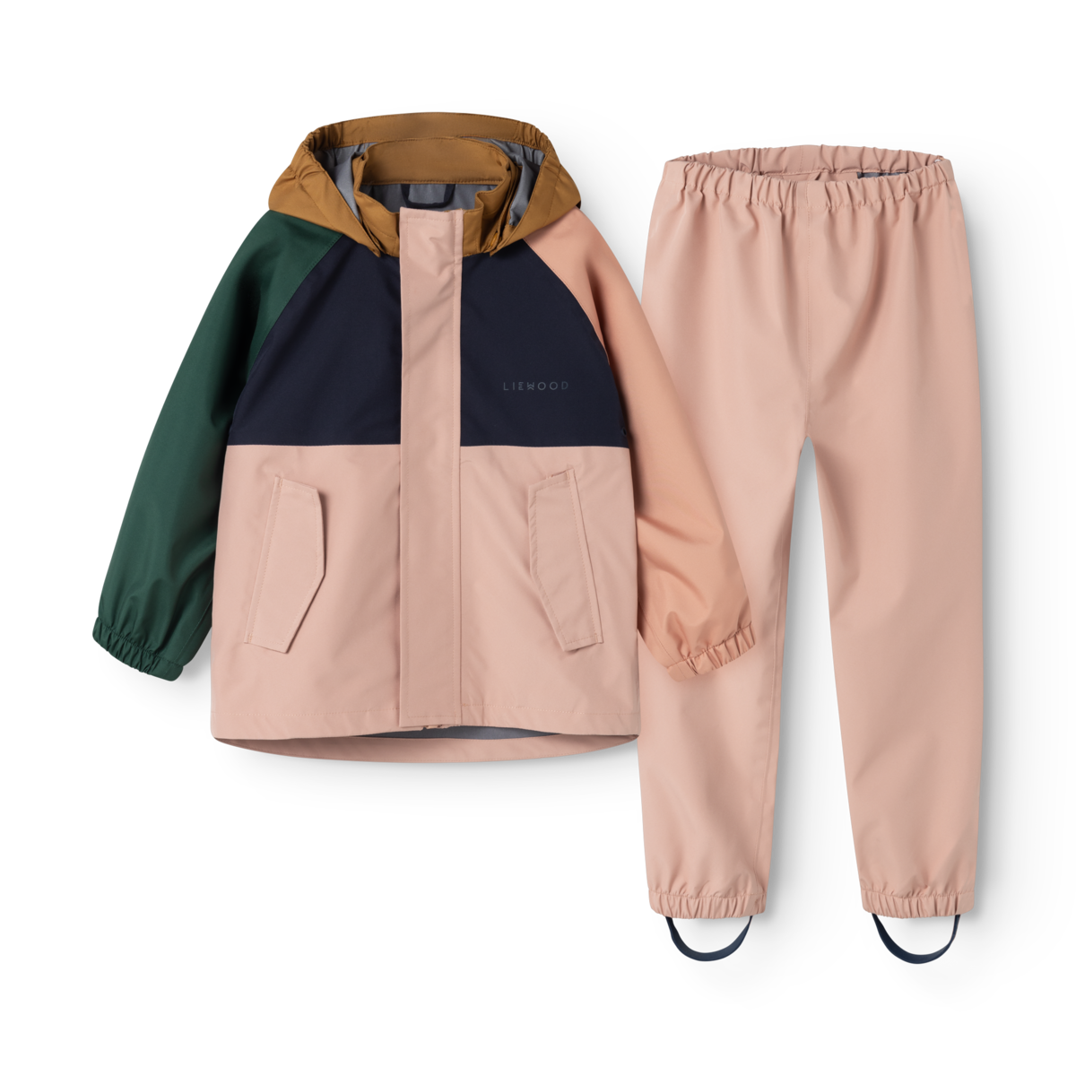 Pedia Rainwear Set, Pale tuscany multi mix