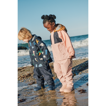 Pedia Rainwear Set, Dino roar / Classic navy
