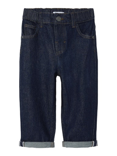 Vorderansicht der bequemen Kinder Jeanshose aus weichem Denim, Bärechind Winterthur, Zürich Schweiz.