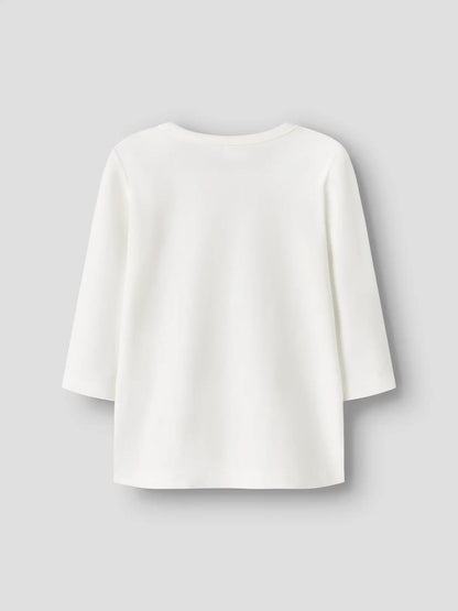 Rückseite vom NAME IT Langarmshirt in Offwhite aus Baumwolle Lyocell im Bärechind Winterthur Zürich Schweiz