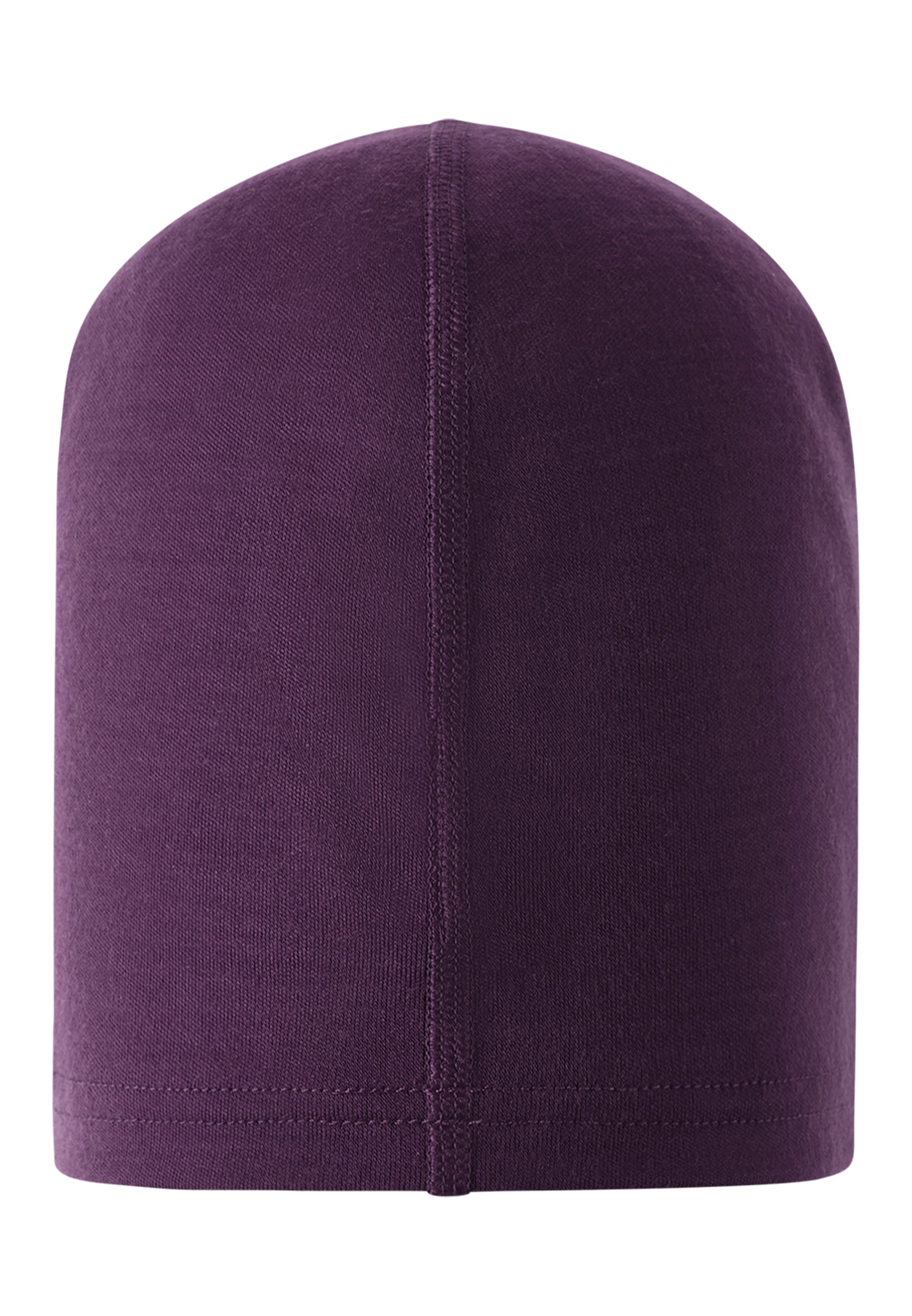 Reima Beanie Dimma Deep Purple – Rueckenansicht Kindermütze aus Merinowolle