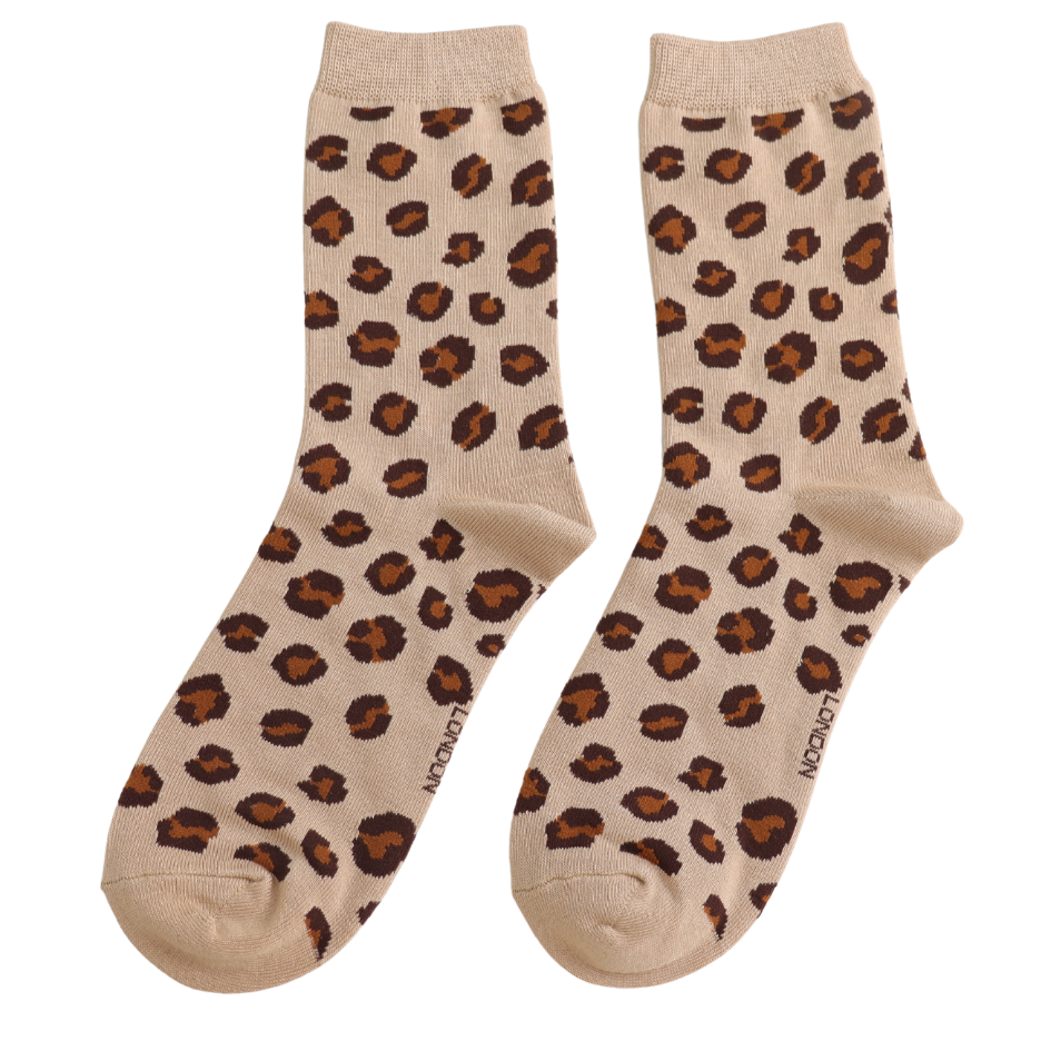 Miss Sparrow Bambus Socken Damen Leo