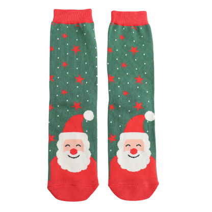 Miss Sparrow Bambus Socken Damen Weihnachtsmann