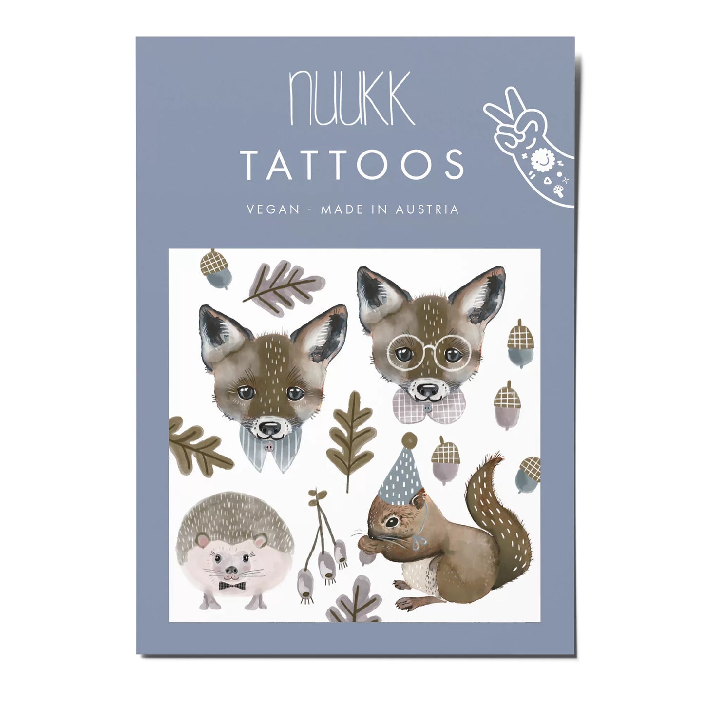 Tattoo Fuchs und Eichhörnchen
