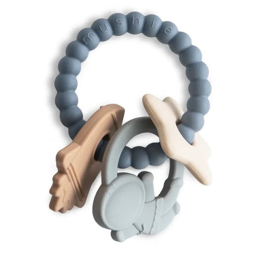 Mushie Nature Teething Ring