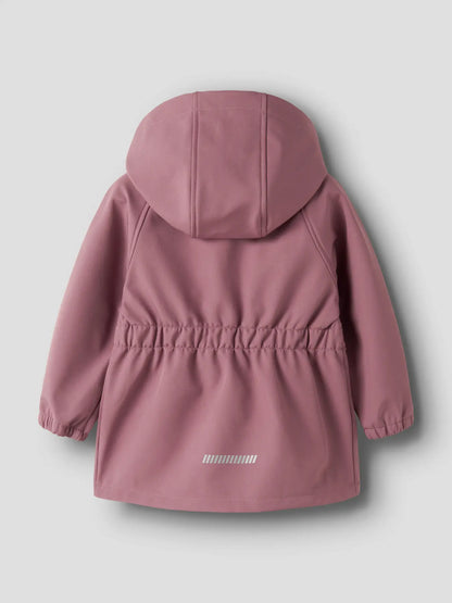 Softshelljacke mit Regen-Effekt, Mauve