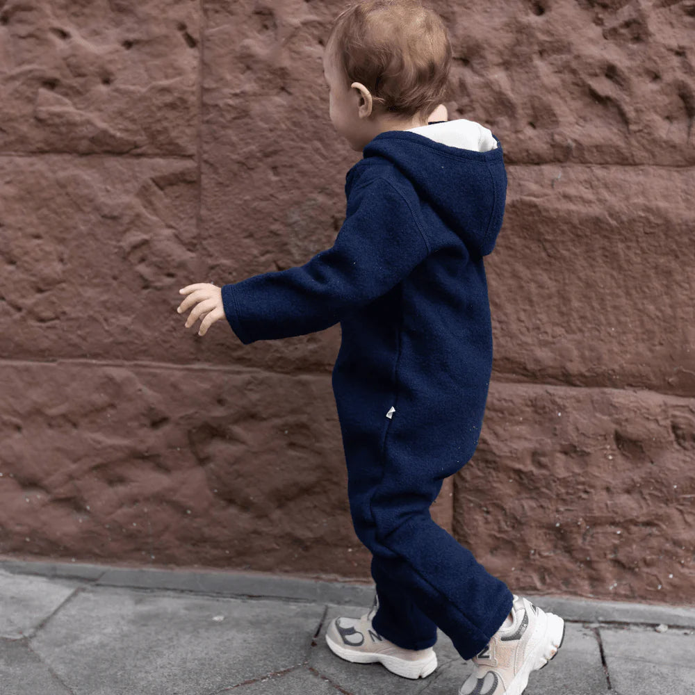 Wollwalk Overall, Essential blau