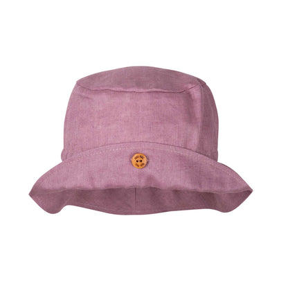 Schlapphut Leinen, mauve