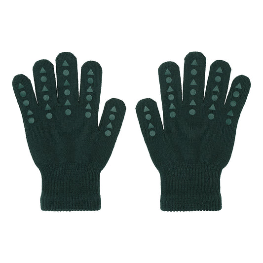 Oeko-Tex Wolle Grip Handschuhe, grün