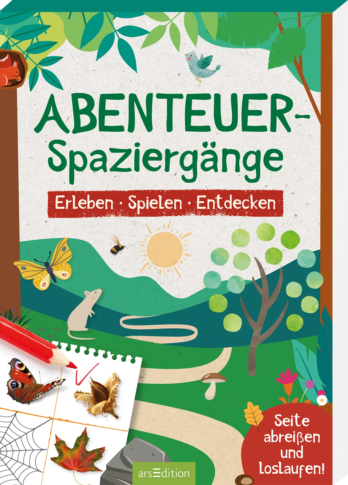 Abenteuer-Spaziergänge, Mitmachbuch von arsEdition bei Bärechind