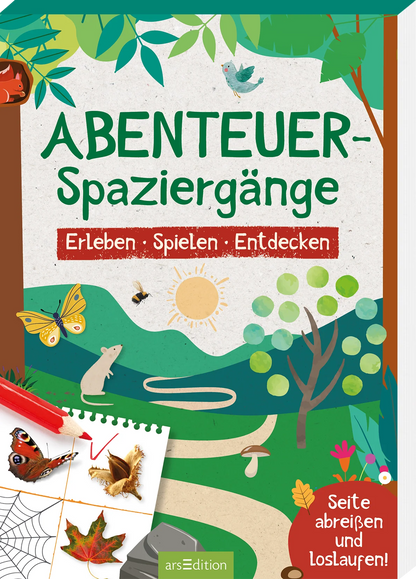 Abenteuer-Spaziergänge, Mitmachbuch von arsEdition bei Bärechind