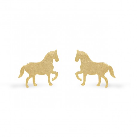 Pferde Ohrringe in Silber oder Gold