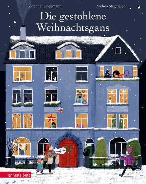 Buchcover Die gestohlene Weihnachtsgans von Johanna Lindemann, Bilderbuch für Kinder ab 4 Jahren