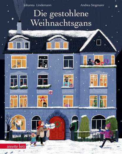 Buchcover Die gestohlene Weihnachtsgans von Johanna Lindemann, Bilderbuch für Kinder ab 4 Jahren