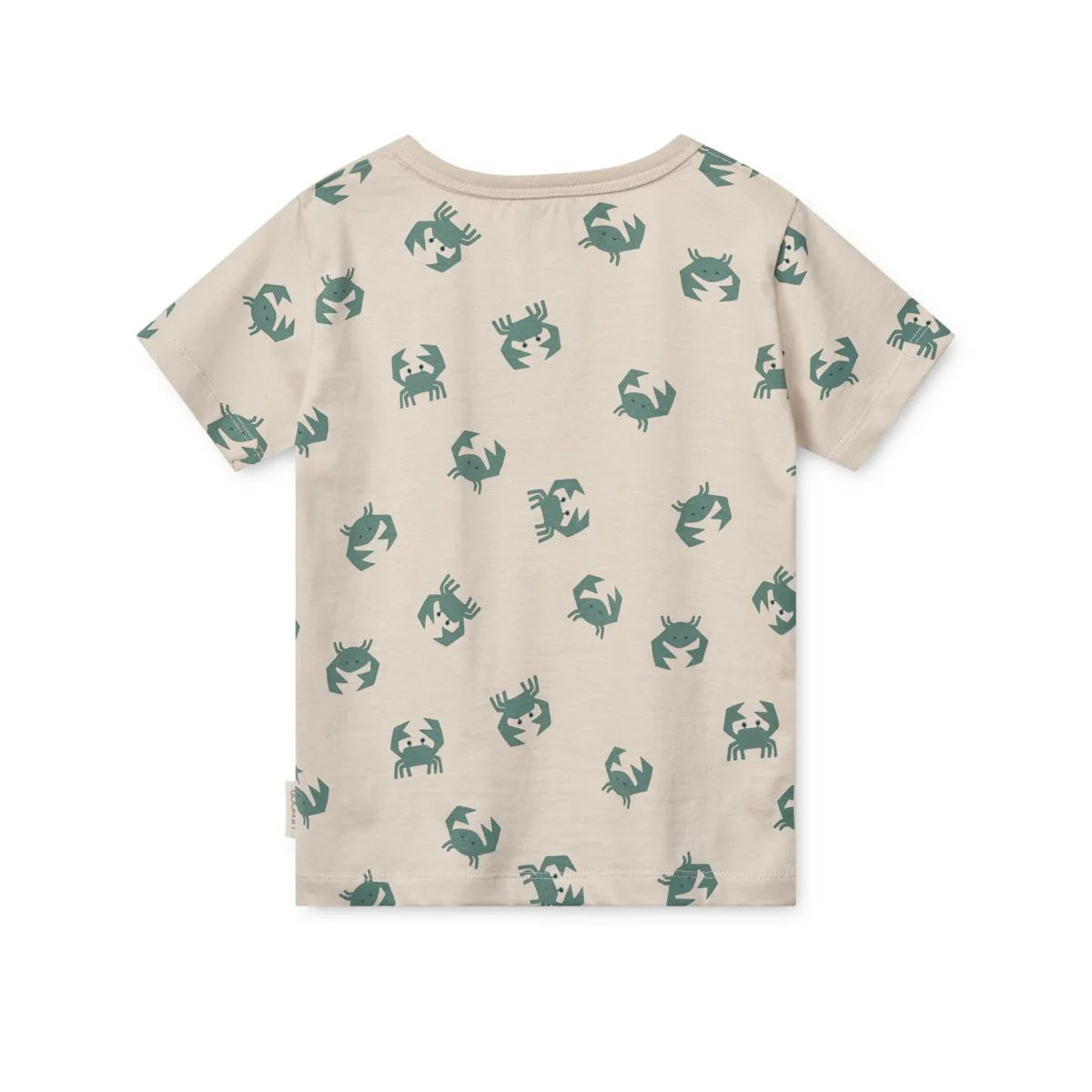 Apia Kinder-T-Shirt Rückseite mit Krabben-Print – Hochwertige Bio-Baumwolle, ideal für den Alltag. Nachhaltig und atmungsaktiv. Jetzt in Winterthur, Zürich, Schweiz erhältlich.