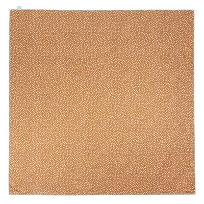 Microfiber Beach Blanket 180x180 cm Zebra / Caramel