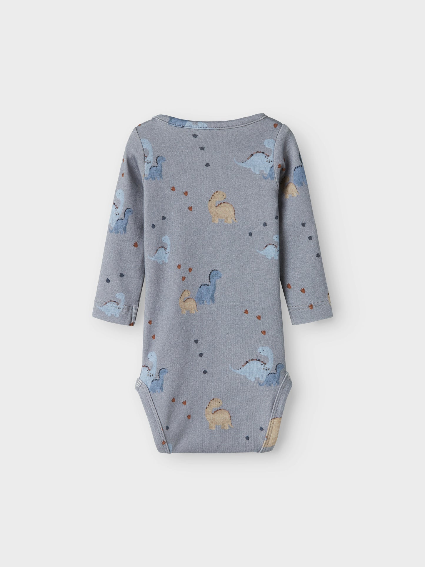 Rückansicht Baby-Body Tradewinds Grau-Blau mit Print, Bärechind, Winterthur, Zürich Schweiz