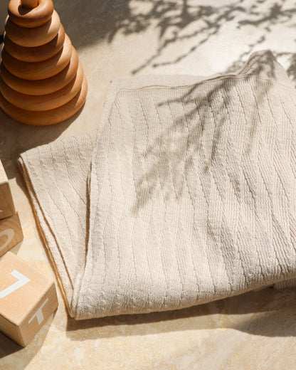 Baby Strickdecke, Nature