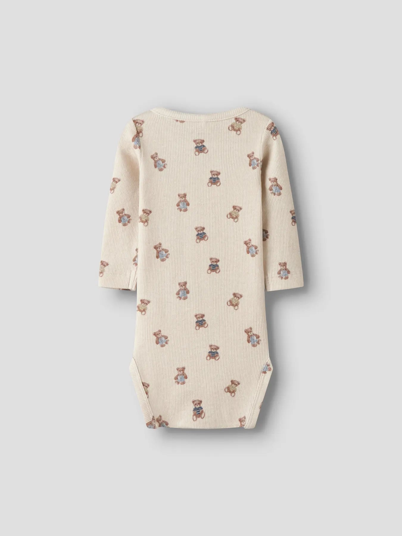 Langarm Babybody mit Teddybären-Print in Creme von name it im Bärechind Winterthur Zürich Schweiz
