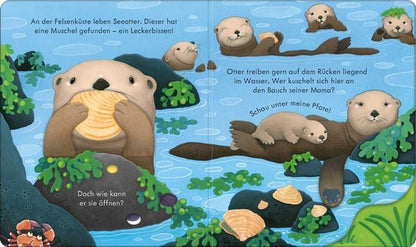 „Kinderbuch Meer mit Meerestieren und Küstenszene zum Entdecken für Kinder“
