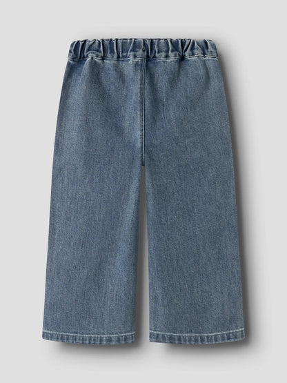 Rückansicht Baggy Jeans für Kinder aus Denim von Lil’ Atelier im Bärechind Winterthur Zürich Schweiz