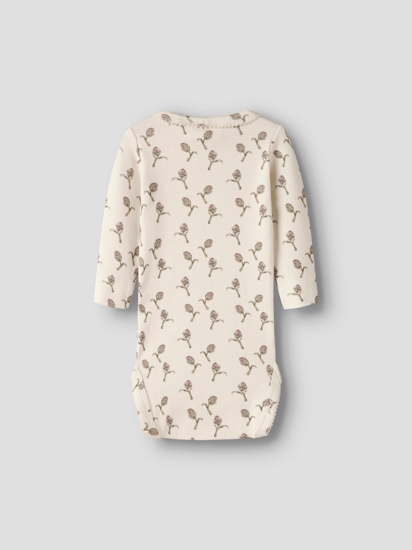 Body aus Bio-Baumwolle und Lyocell TENCEL mit Druckknöpfen, Rückansicht