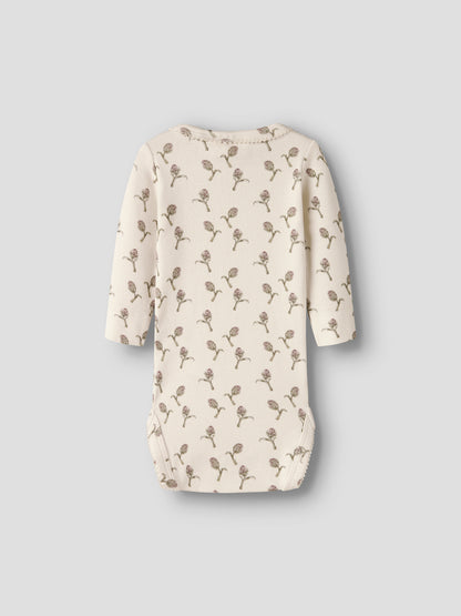 Body aus Bio-Baumwolle und Lyocell TENCEL mit Druckknöpfen, Rückansicht