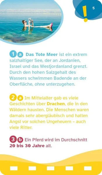 Beispielseite aus dem Best of WAS IST WAS Quiz