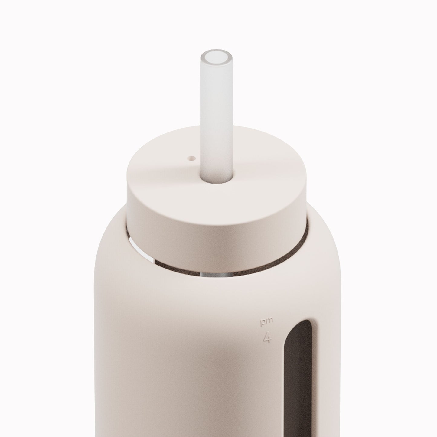 Silikonverschluss mit Strohhalm für BINK Day Bottle 800ml in Stone – Ersatzdeckel erhältlich bei Bärechind in Winterthur, Schweiz