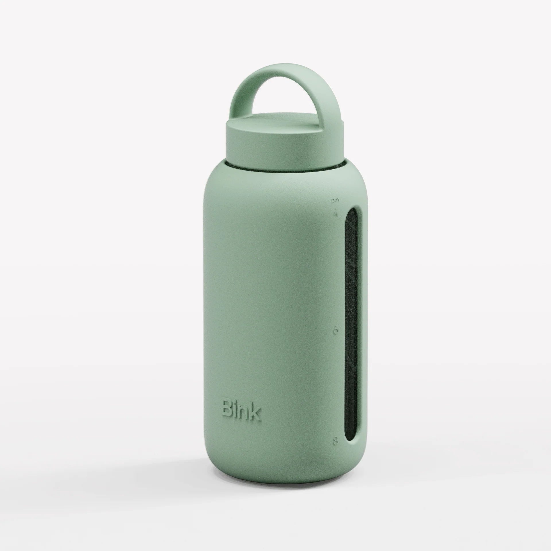 Bink Wasserflasche aus Glas mit neuem Flip-Verschluss – erhältlich bei Bärechind in Winterthur, Zürich, Schweiz.
