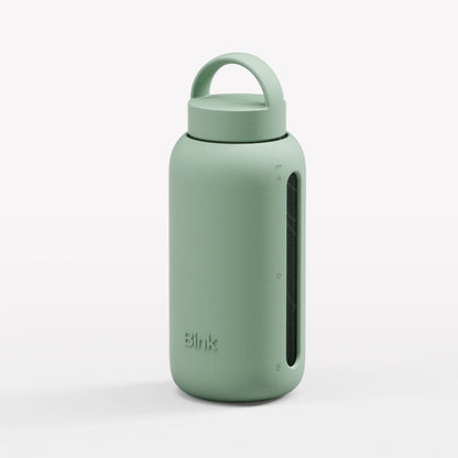 Bink Wasserflasche aus Glas mit neuem Flip-Verschluss – erhältlich bei Bärechind in Winterthur, Zürich, Schweiz.