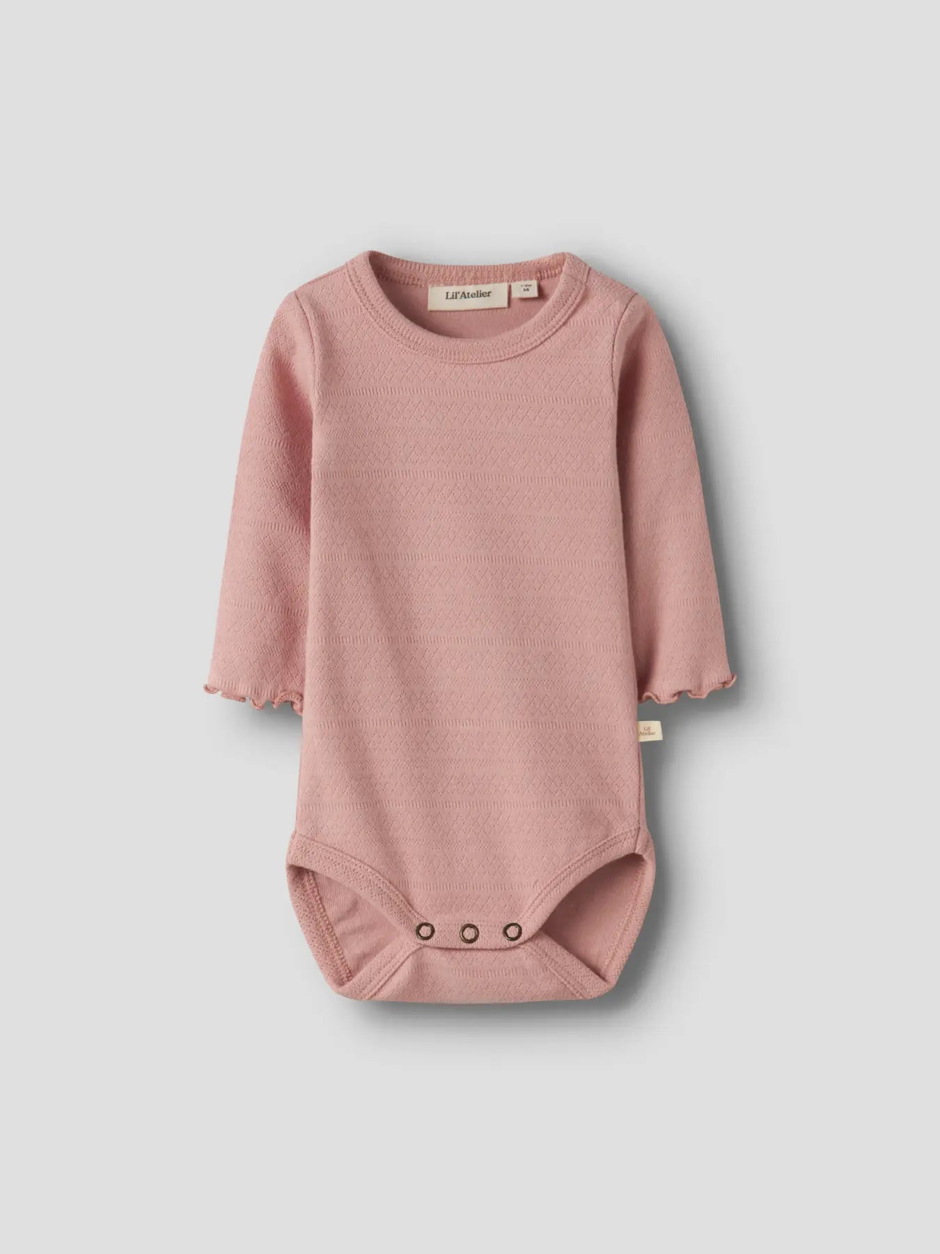 LIL’ATELIER Baby Body in Altrosa aus Baumwolle und Lyocell im Bärechind Winterthur Zürich Schweiz