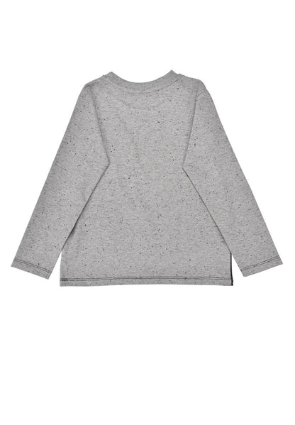Rückseite des grauen Bondi Langarmshirts aus Baumwolle bei Bärechind Winterthur Zürich Schweiz