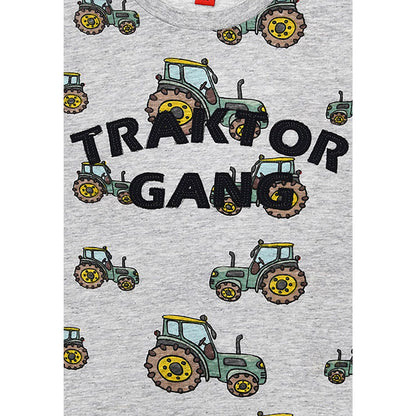 Detailansicht vom Traktor-Gang Aufdruck auf dem Bondi Kinder T-Shirt – erhältlich bei Baerechind in Winterthur oder online