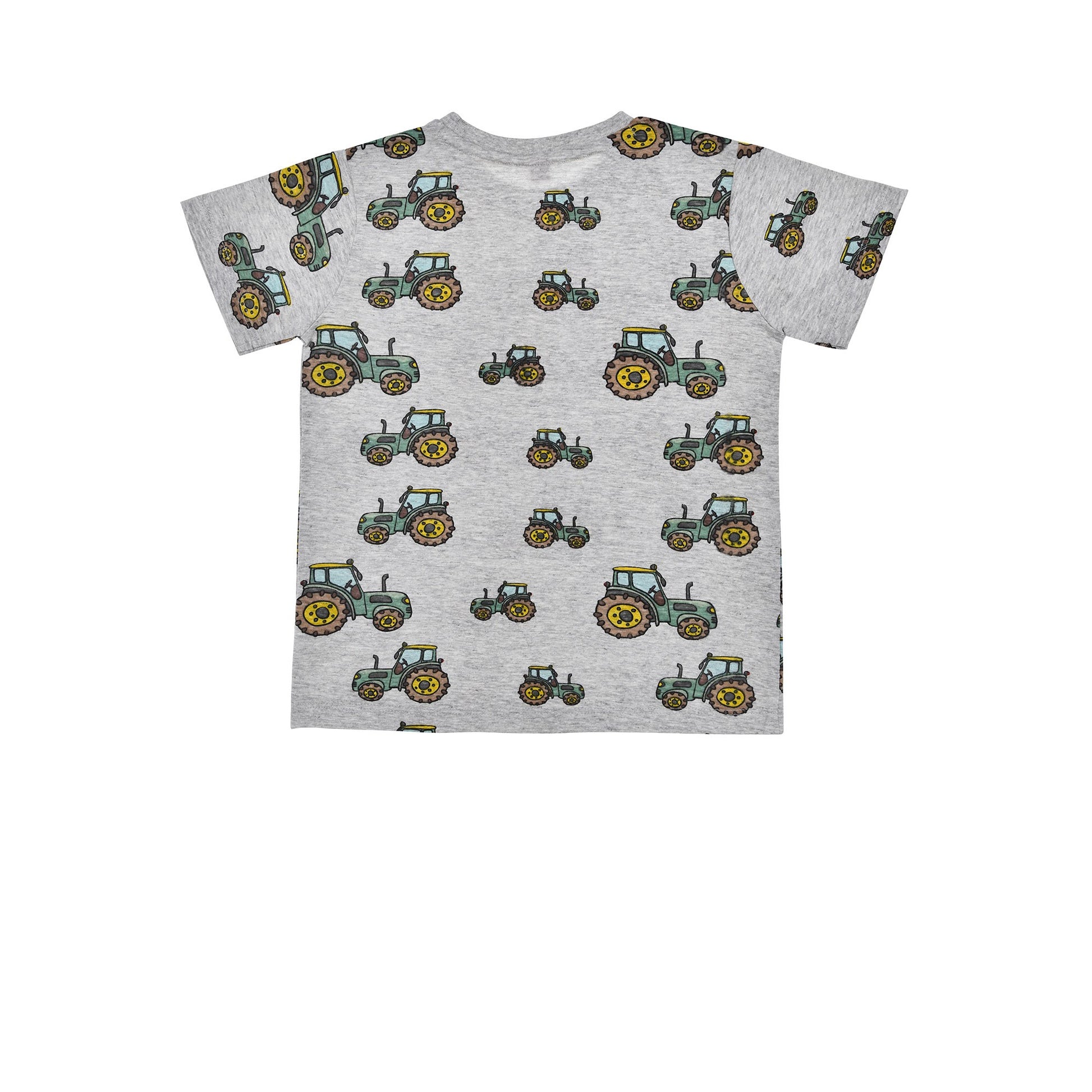 Seitliche Ansicht vom Traktor-T-Shirt für Kinder von Bondi – verfügbar im Baerechind Kinderkleider Laden Schweiz