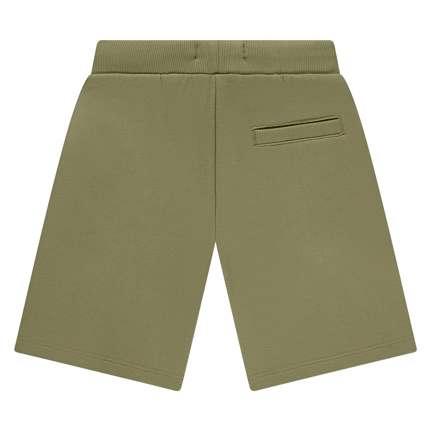 Rückseite Boys Sweatshort Wide Fit Grass Stains and Stories Kinder Shorts Bio Baumwolle Schweiz