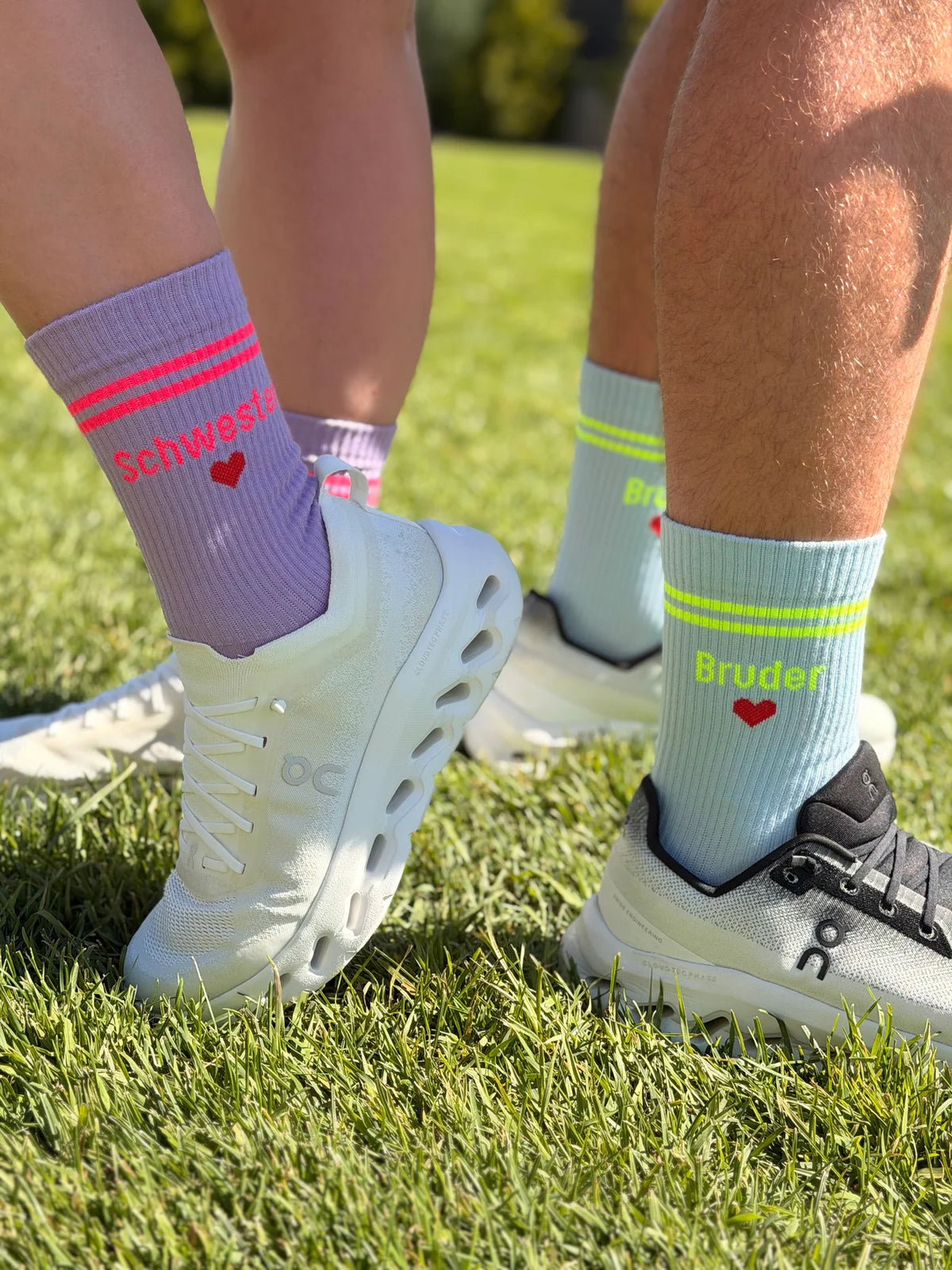 My Day My Dream Socken Bruderherz und Schwesterherz im Geschwisterlook