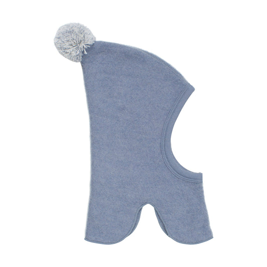 Oeko-Tex Wollfleece Schlupfmütze, hellblau