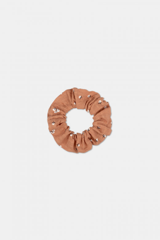 Muslin floral scrunchie