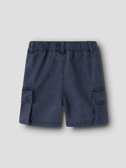 Cargo Shorts Baumwolle dunkelblau Rückansicht NAME IT im Bärechind Winterthur Zürich Schweiz kaufen