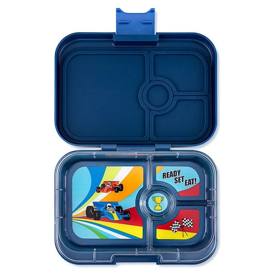 Znüni Lunchbox Blue Race Cars