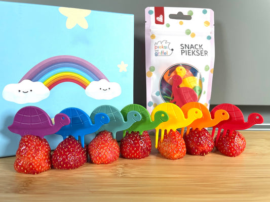 Pieksi und Griffel 7er Set `Rainbow` SCHILDKRÖTE