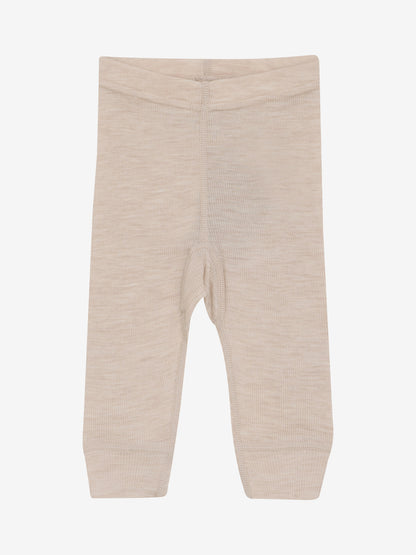 CeLaVi Baby Leggings aus Wolle in Rose Dust – flachliegend von vorne, erhältlich im Bärechind in Winterthur, Zürich, Schweiz.