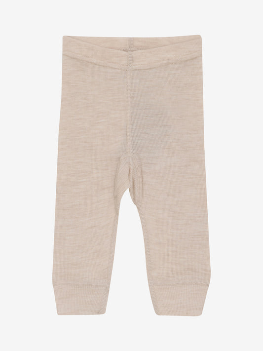 CeLaVi Baby Leggings aus Wolle in Rose Dust – flachliegend von vorne, erhältlich im Bärechind in Winterthur, Zürich, Schweiz.