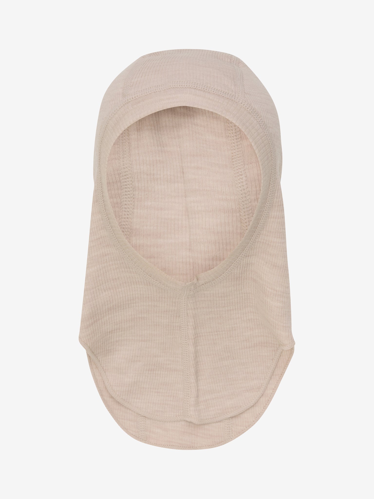 Vorderansicht der doppellagigen CeLaVi Balaclava in Rose Dust – im Bärechind Winterthur, Zürich, Schweiz.