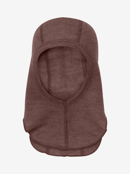 Rückansicht der CeLaVi Balaclava in Marron – erhältlich im Bärechind in Winterthur, Zürich, Schweiz.