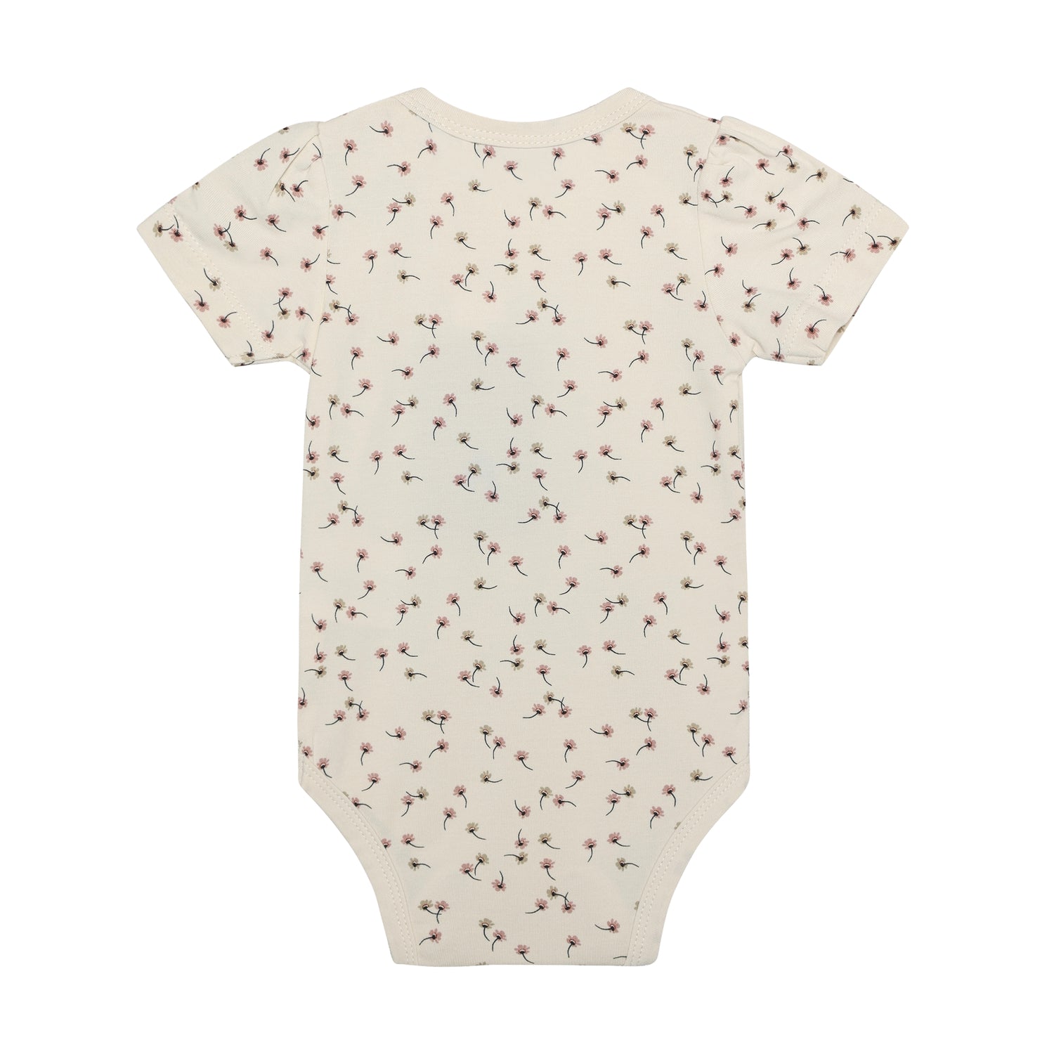 CeLaVi Bambus Body kurzarm Rückseite mit Blumen-Print für Babys, Bärechind Winterthur Zürich Schweiz